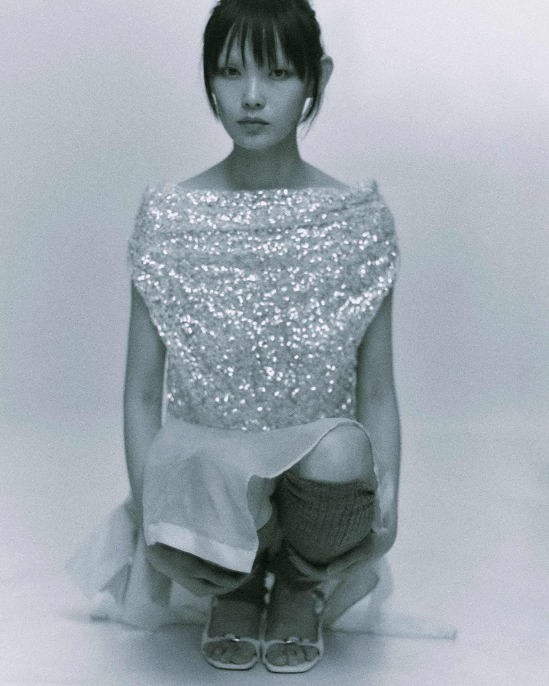 Editorial test shoot in blue tones, styling by Aisling Ryan