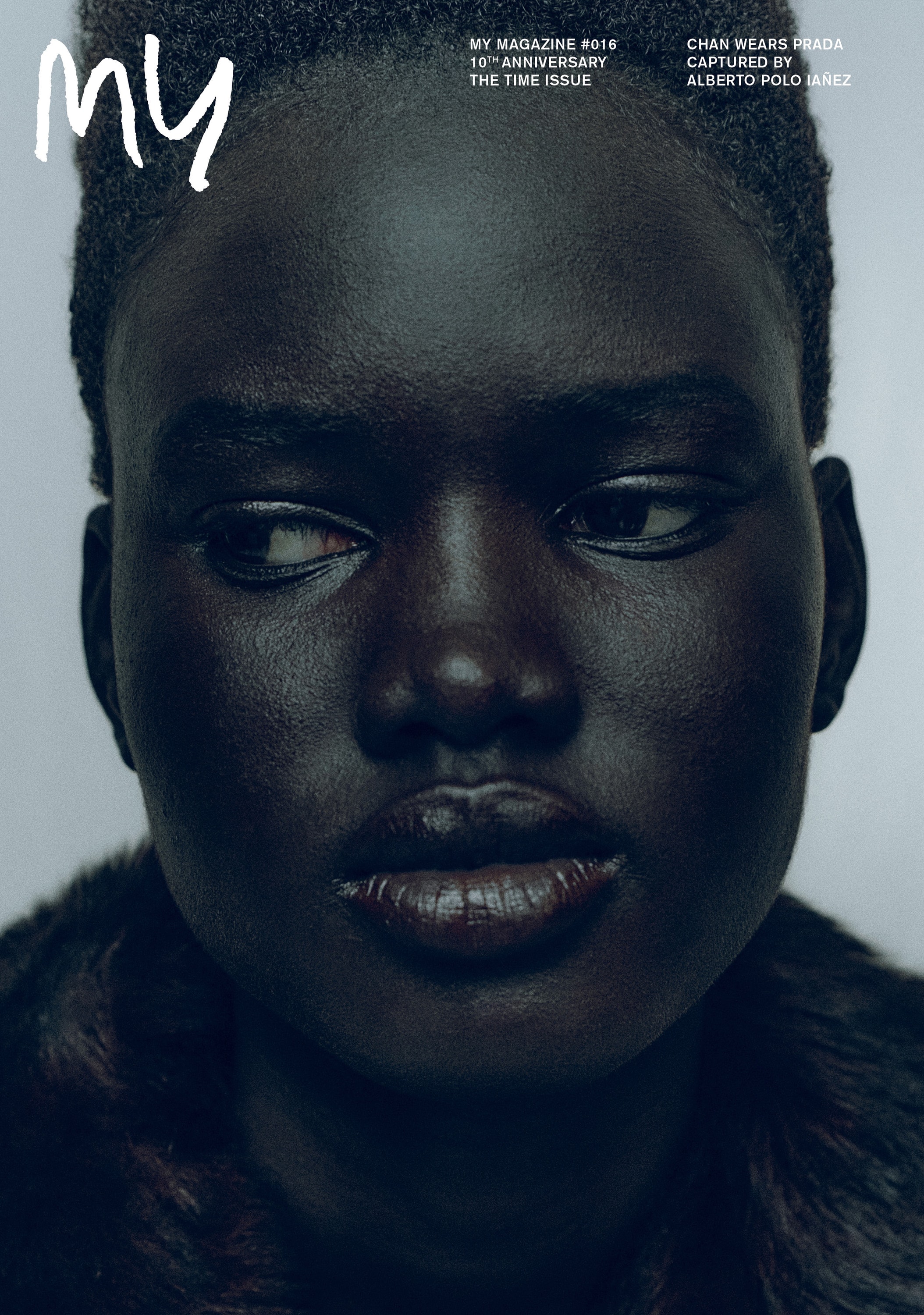 My Magazine cover with Nyakong, styling by Aisling Ryan